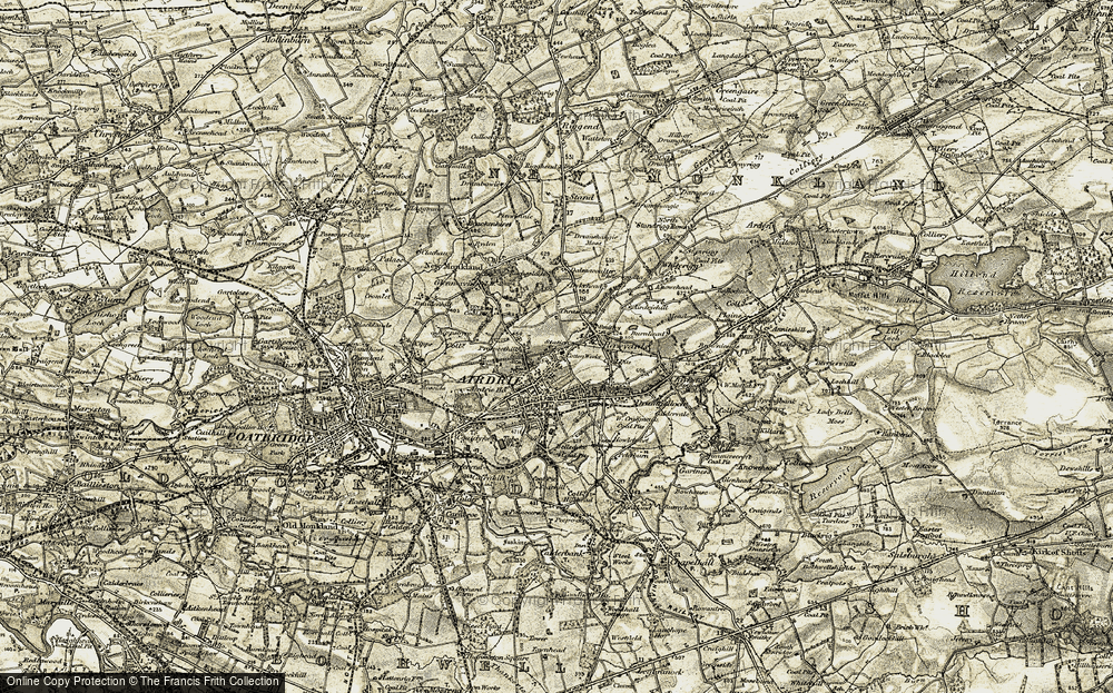 Old Map of Thrashbush, 1904-1905 in 1904-1905