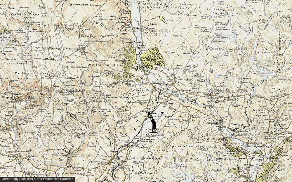 Old Map of Threshfield, 1903-1904 in 1903-1904