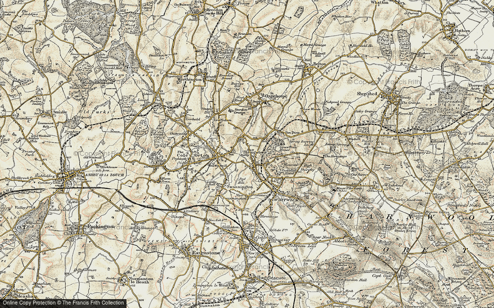 Old Map of Thringstone, 1902-1903 in 1902-1903