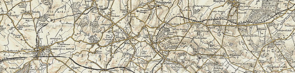 Old map of Grace Dieu Manor (Sch) in 1902-1903