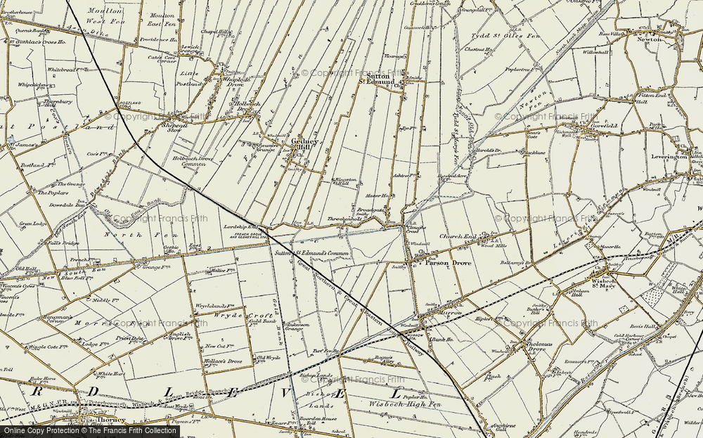 Throckenholt, 1901-1902
