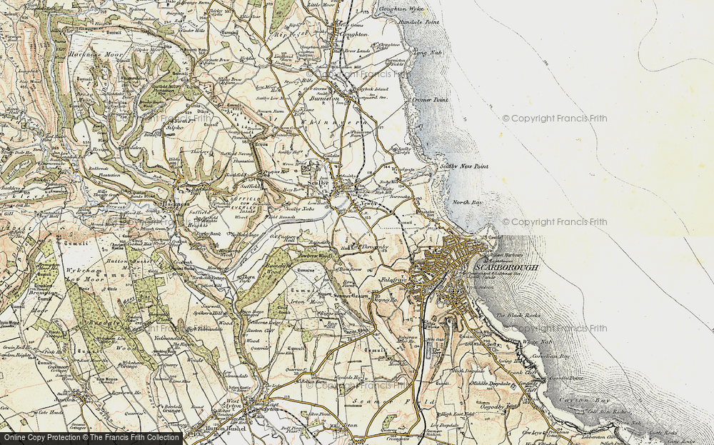 Old Map of Throxenby, 1903-1904 in 1903-1904