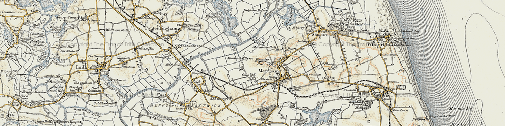 Old map of Thunder Hill in 1901-1902
