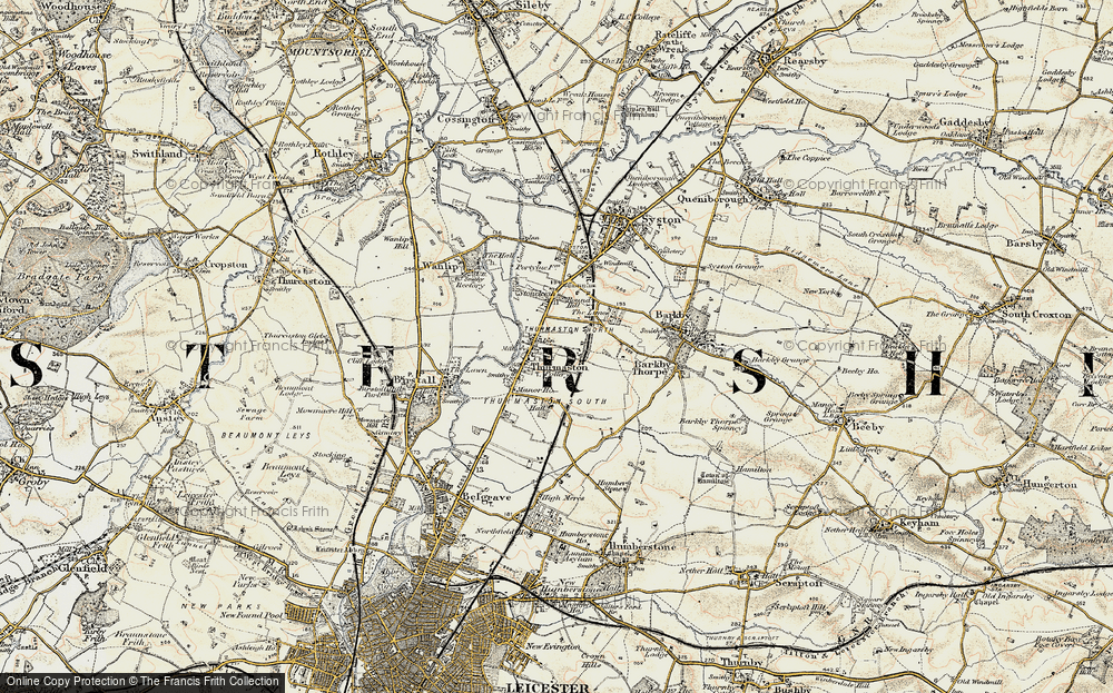 Old Map of Thurmaston, 1902-1903 in 1902-1903