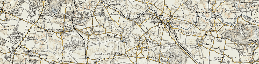 Old map of Blackwater Br in 1901-1902
