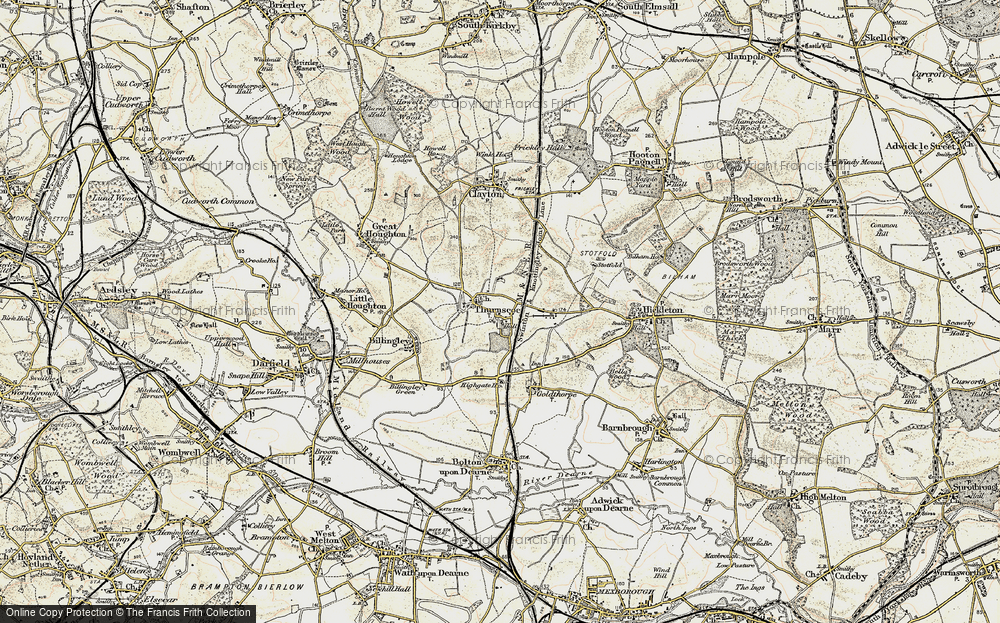 Old Map of Thurnscoe, 1903 in 1903
