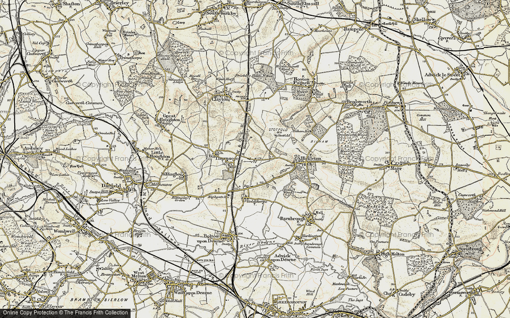 Old Map of Thurnscoe East, 1903 in 1903