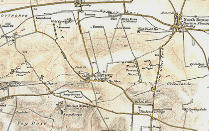 Old map of Broach Dale in 1903-1904
