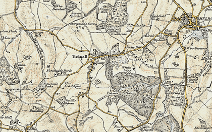 Old map of Woodside in 1902-1903