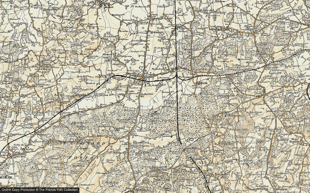 Old Map of Tilgate, 1898-1909 in 1898-1909
