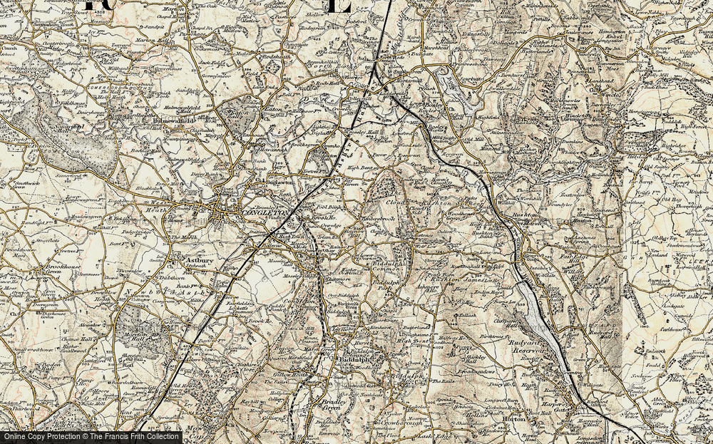 Old Map of Timbersbrook, 1902-1903 in 1902-1903