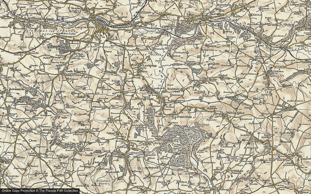 Old Map of Timbrelham, 1899-1900 in 1899-1900