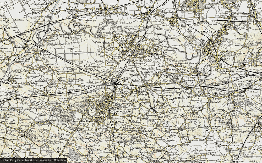 Old Map of Timperley, 1903 in 1903