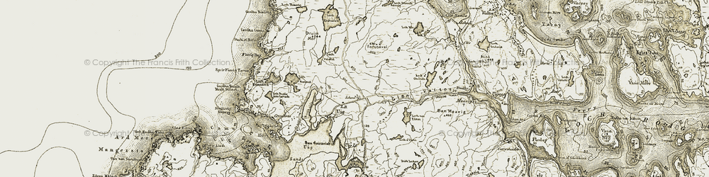 Old map of Timsgearraidh in 1911