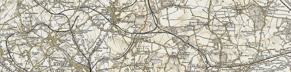 Old map of Tingley in 1903