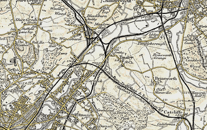 Old map of Tinsley in 1903