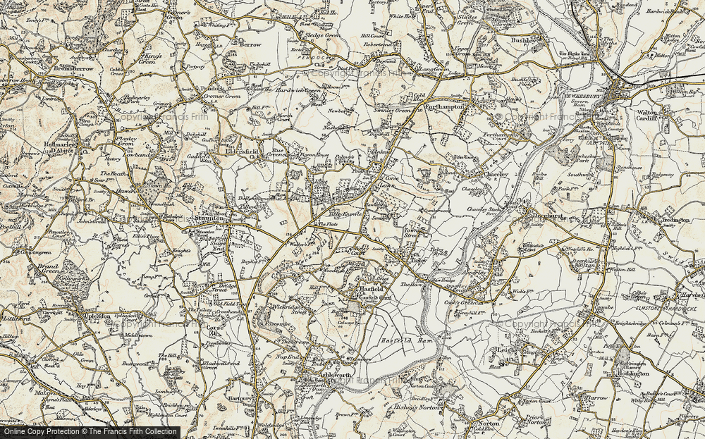 Old Map of Tirley Knowle, 1899-1900 in 1899-1900