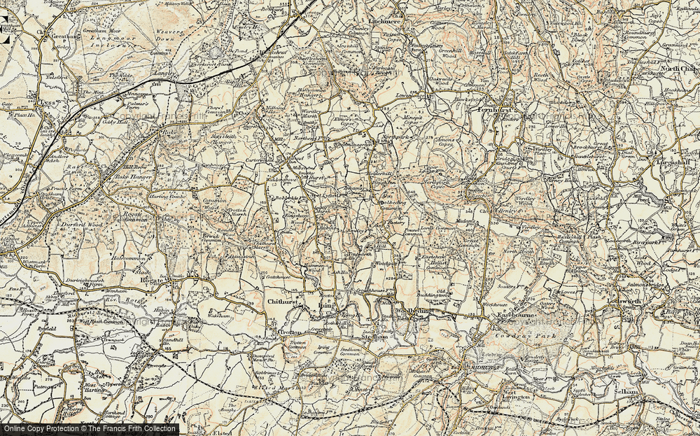 Old Map of Titty Hill, 1897-1900 in 1897-1900