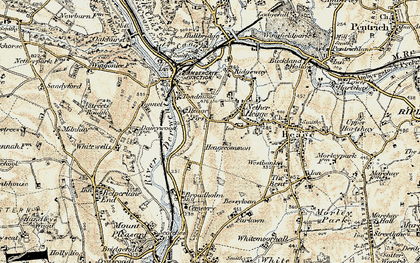 Old map of Toadmoor in 1902