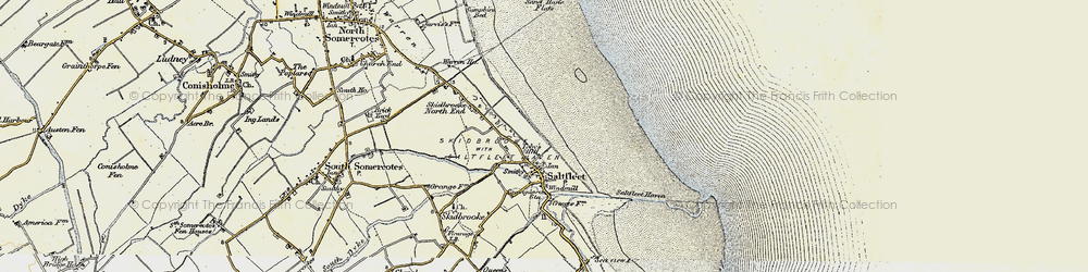 Old map of Toby's Hill in 1903-1908