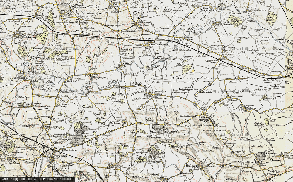 Old Map of Tockwith, 1903-1904 in 1903-1904