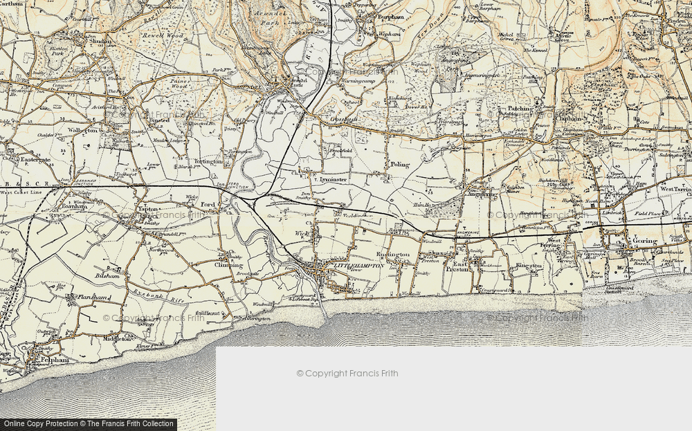 Old Map of Toddington, 1897-1899 in 1897-1899