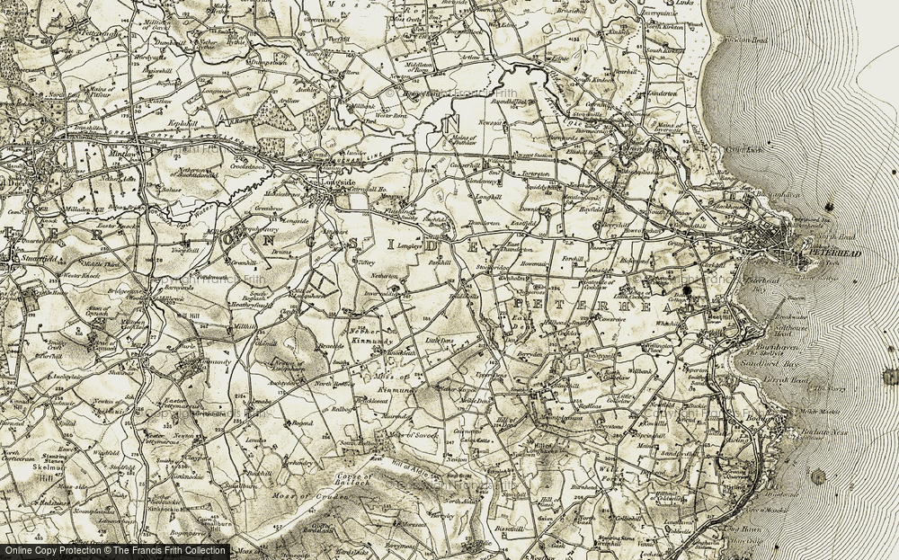 Old Map of Toddlehills, 1909-1910 in 1909-1910