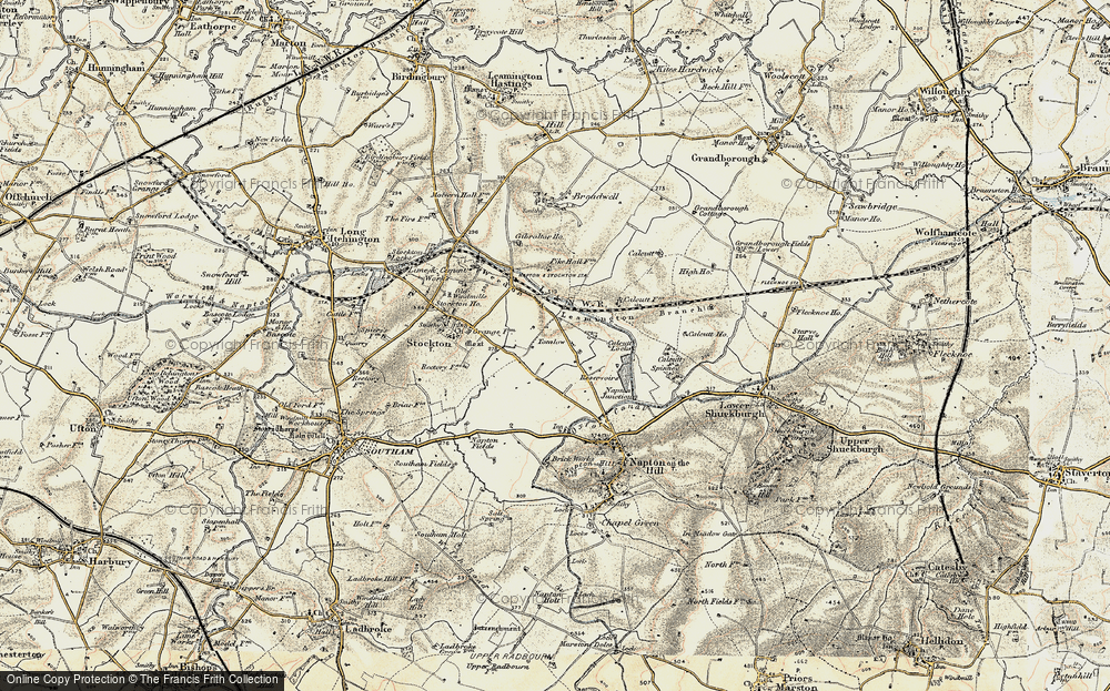Old Map of Tomlow, 1898-1902 in 1898-1902