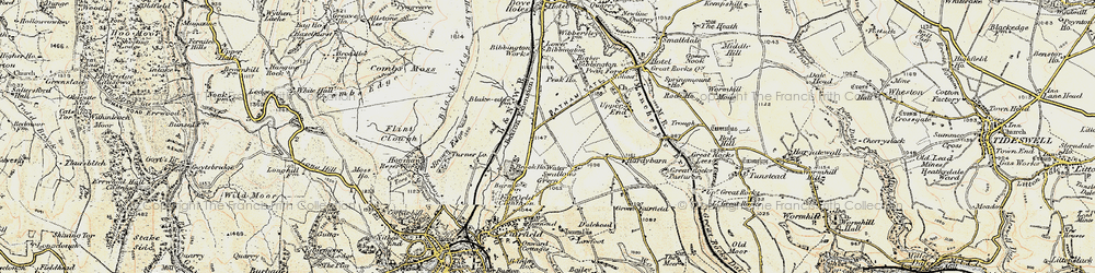 Old map of Tomthorn in 1902-1903