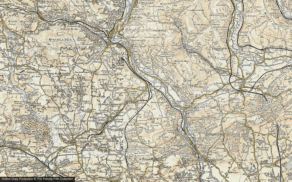 Old Map of Ton-teg, 1899-1900 in 1899-1900