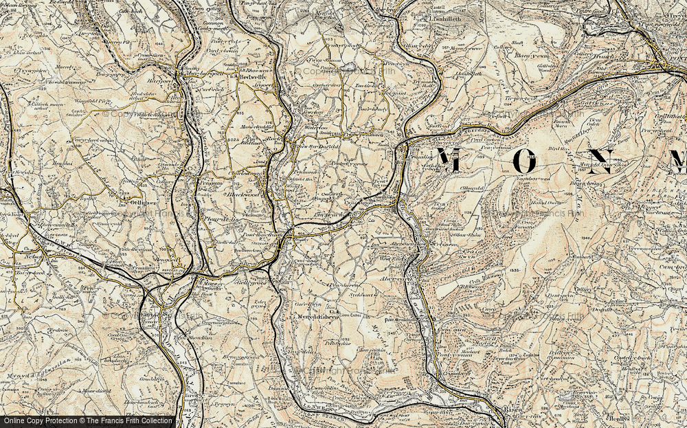 Old Map of Ton-y-pistyll, 1899-1900 in 1899-1900