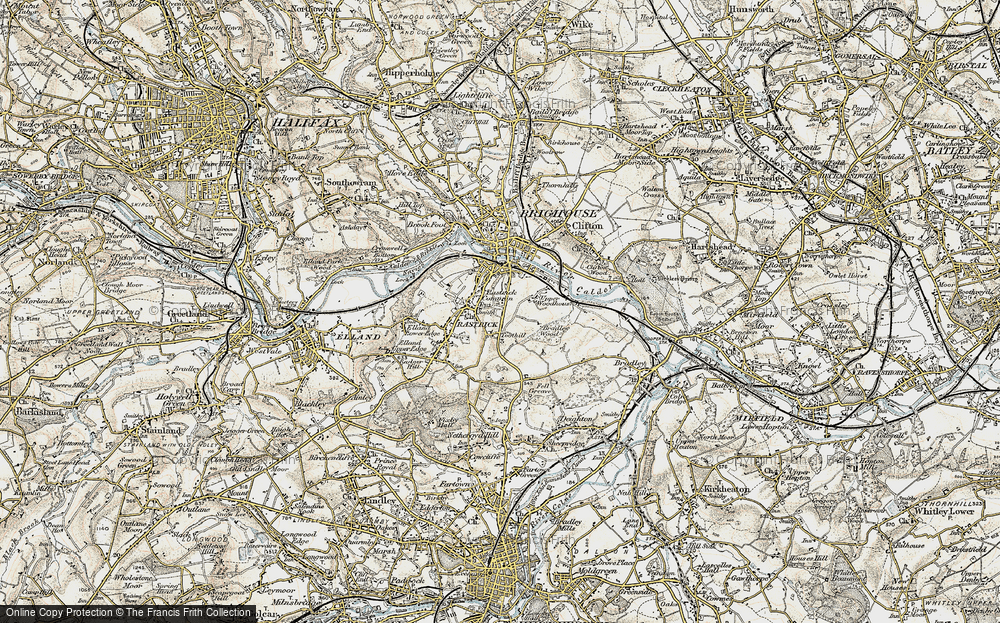 Old Map of Toothill, 1903 in 1903