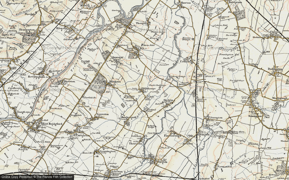 Old Map of Top Green, 1902-1903 in 1902-1903