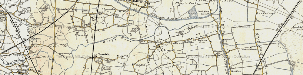 Old map of Balne Lodge in 1903