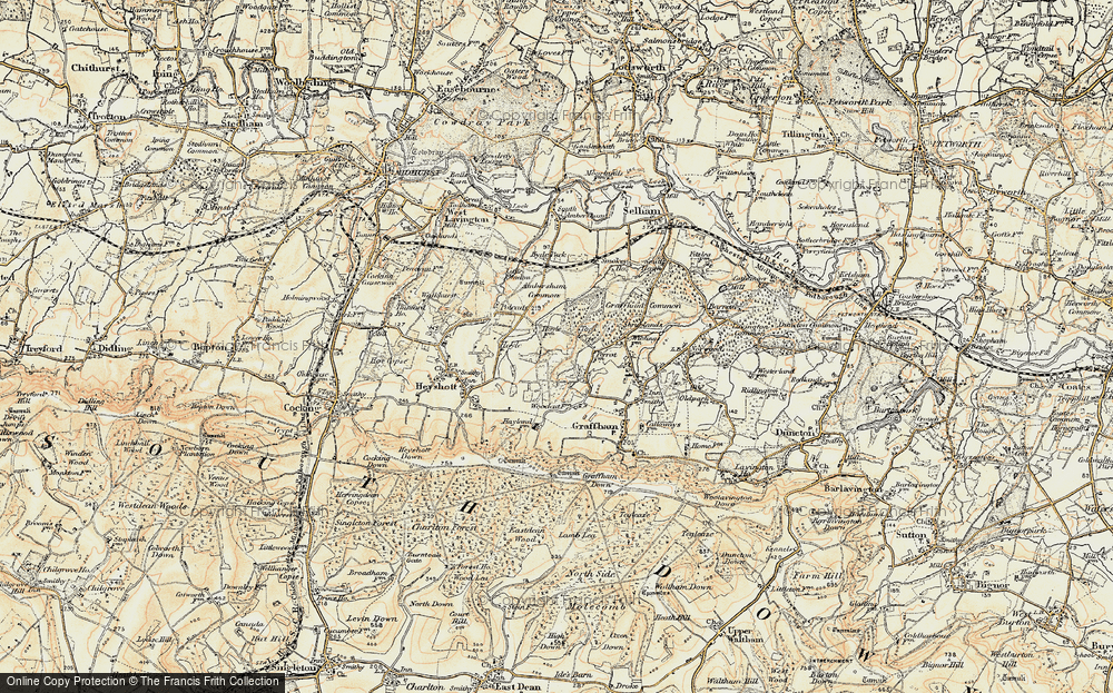 Old Map of Topleigh, 1897-1900 in 1897-1900