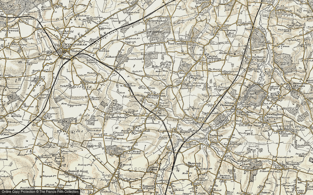 Old Map of Toprow, 1901-1902 in 1901-1902