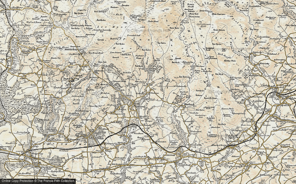 Old Map of Tor, 1899-1900 in 1899-1900