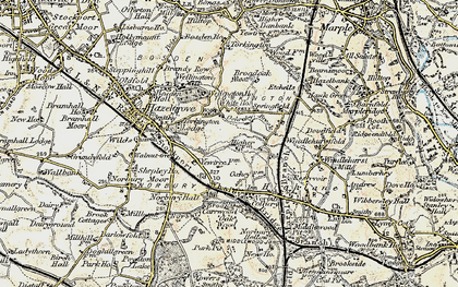 Old map of Torkington in 1903