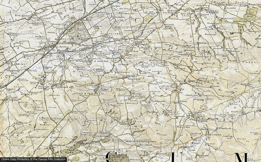 Old Map of Torpenhow, 1901-1904 in 1901-1904