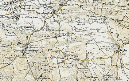 Old map of Torpenhow in 1901-1904