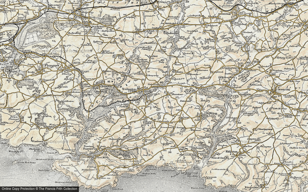 Old Map of Torr, 1899-1900 in 1899-1900