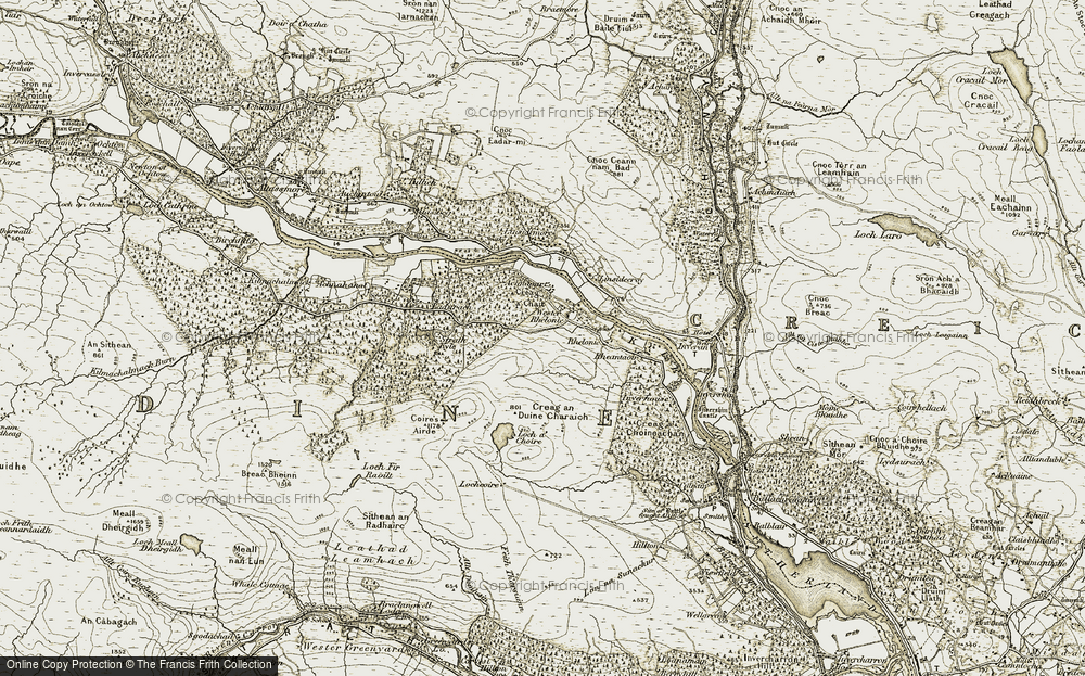 Old Map of Torroy, 1910-1912 in 1910-1912