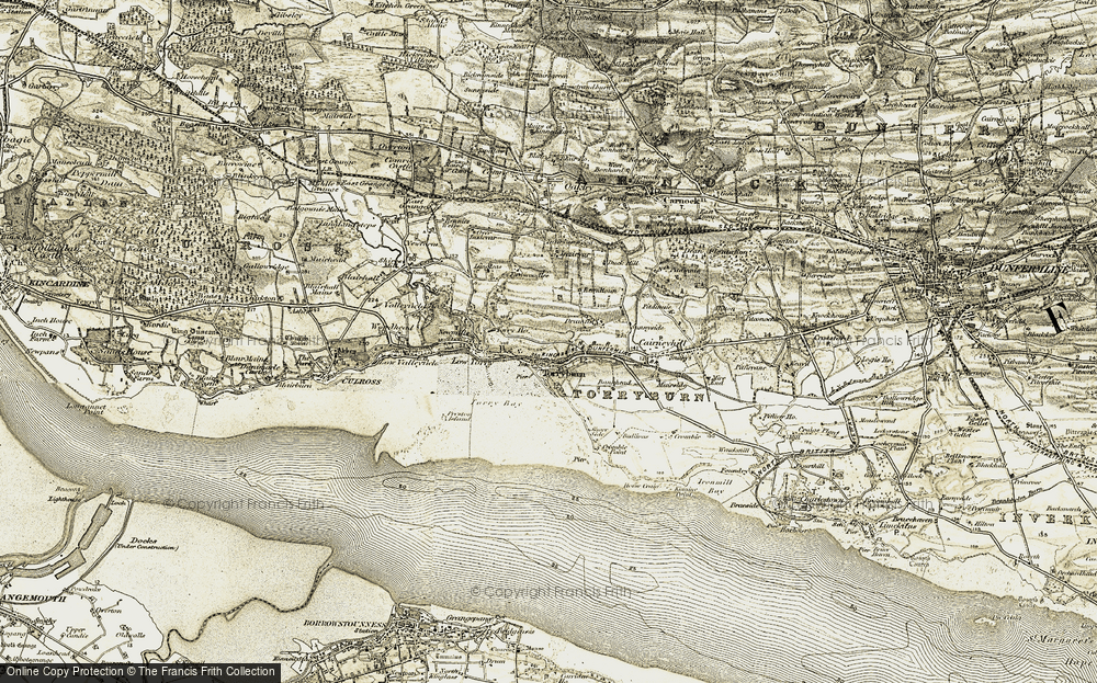 Old Map of Torryburn, 1904-1906 in 1904-1906