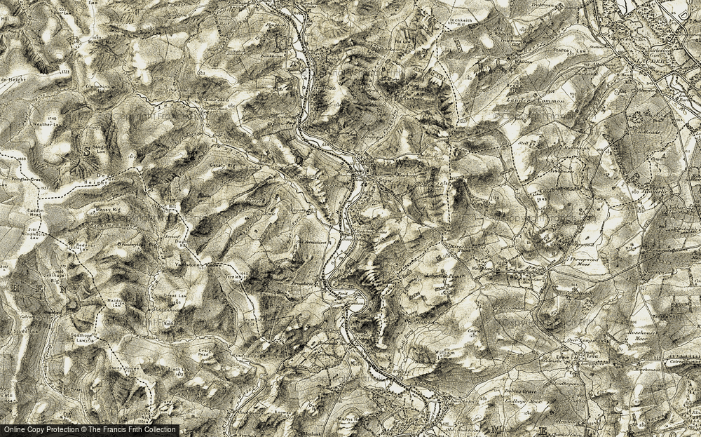 Old Map of Torsonce Mains, 1903-1904 in 1903-1904