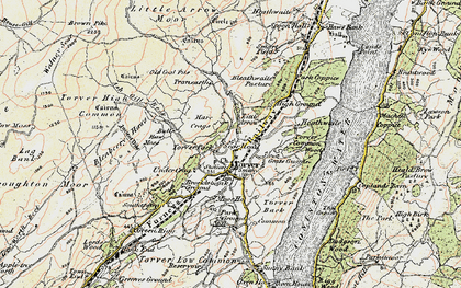 Old map of Torver in 1903-1904