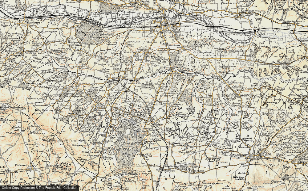 Old Map of Tot Hill, 1897-1900 in 1897-1900