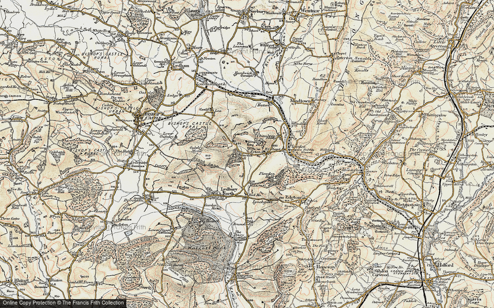 Old Map of Totterton, 1902-1903 in 1902-1903