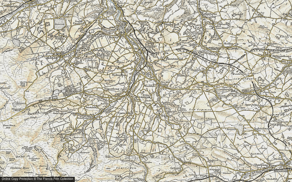 Old Map of Totties, 1903 in 1903
