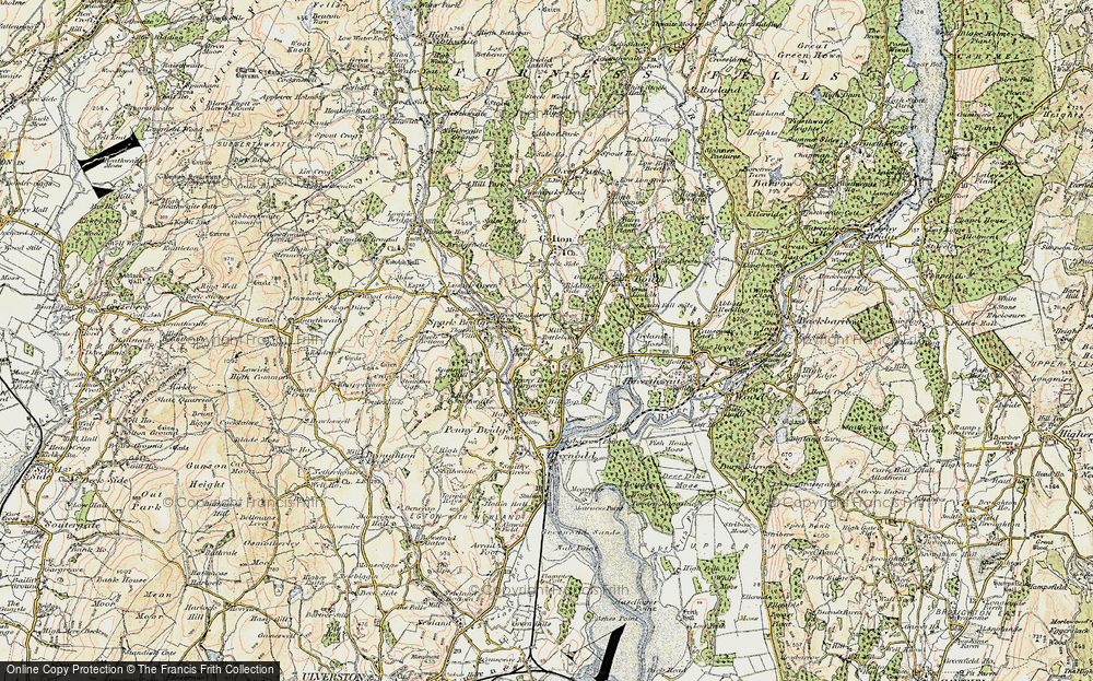 Old Map of Tottlebank, 1903-1904 in 1903-1904