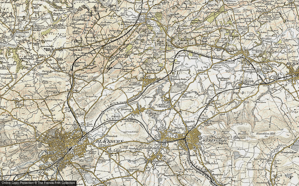 Old Map of Tottleworth, 1903 in 1903